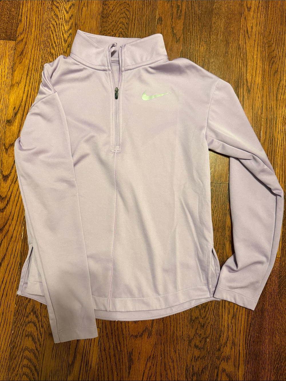 Girls Nike Purple Half-Zip Pullover